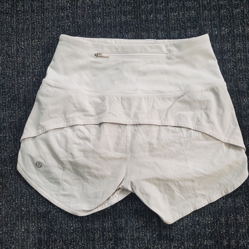 Lululemon Speed up shorts white